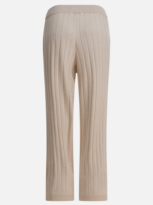 Leisure trousers Solid colour  Beige - Brunello Cucinelli Women | VIETTI Online Store | 2
