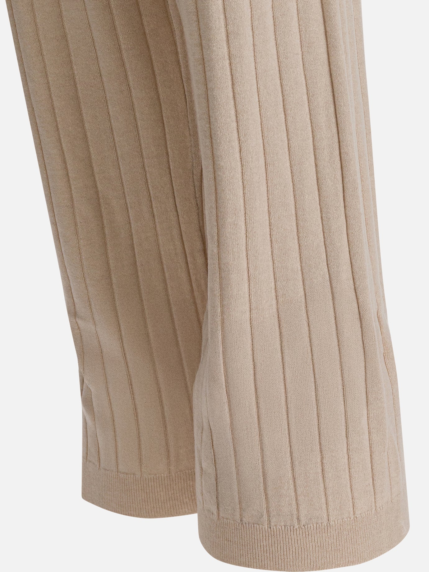 Leisure trousers Solid colour  Beige - Brunello Cucinelli Women | PDP | VIETTI Online Store | Zoom-Modal_3
