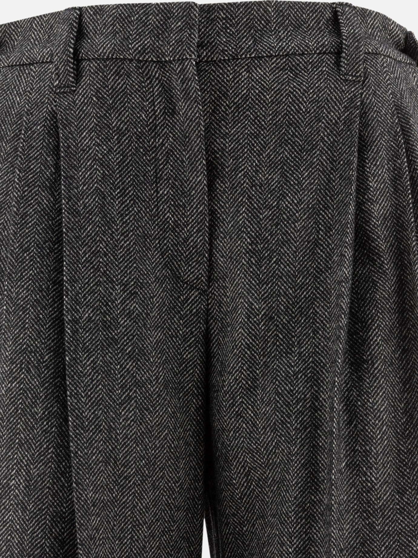 Brunello Cucinelli "Baggy Sartorial" trousers Black