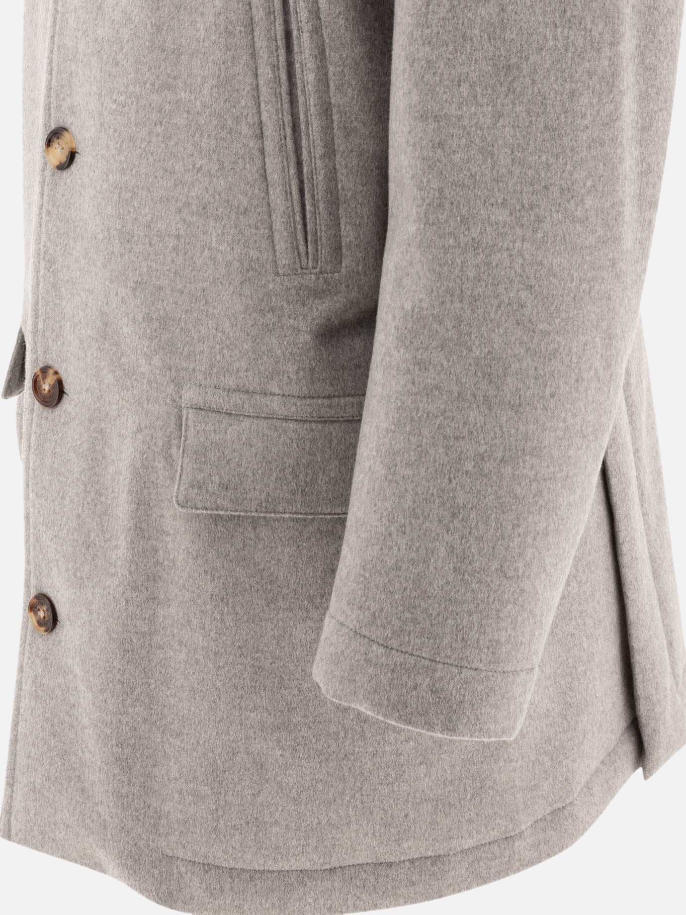 Cappotto in beaver di cashmere