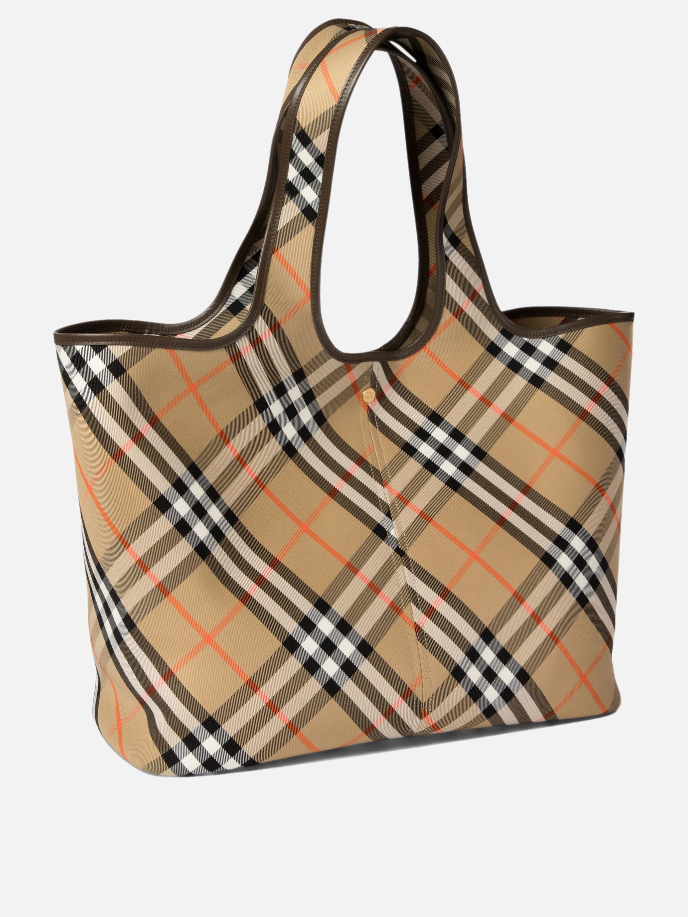 Burberry "Check" medium tote bag Beige