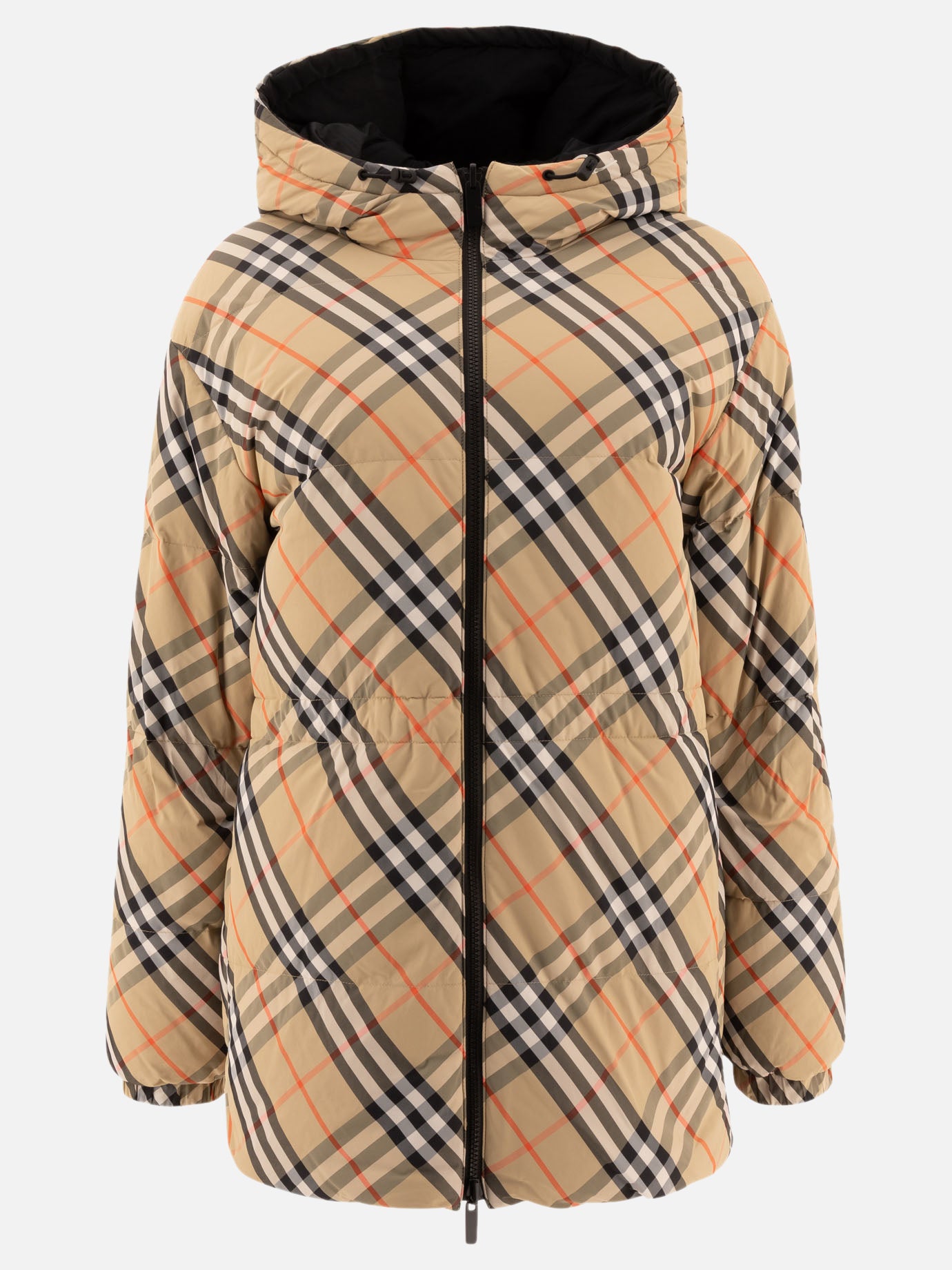 Burberry Reversible Check down jacket Beige