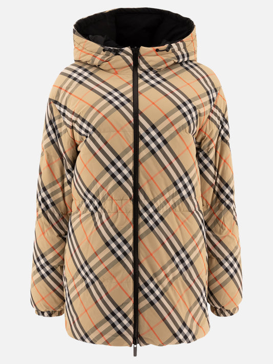 Down jackets Check  Beige - Burberry Women | PLP | VIETTI Online Store 
