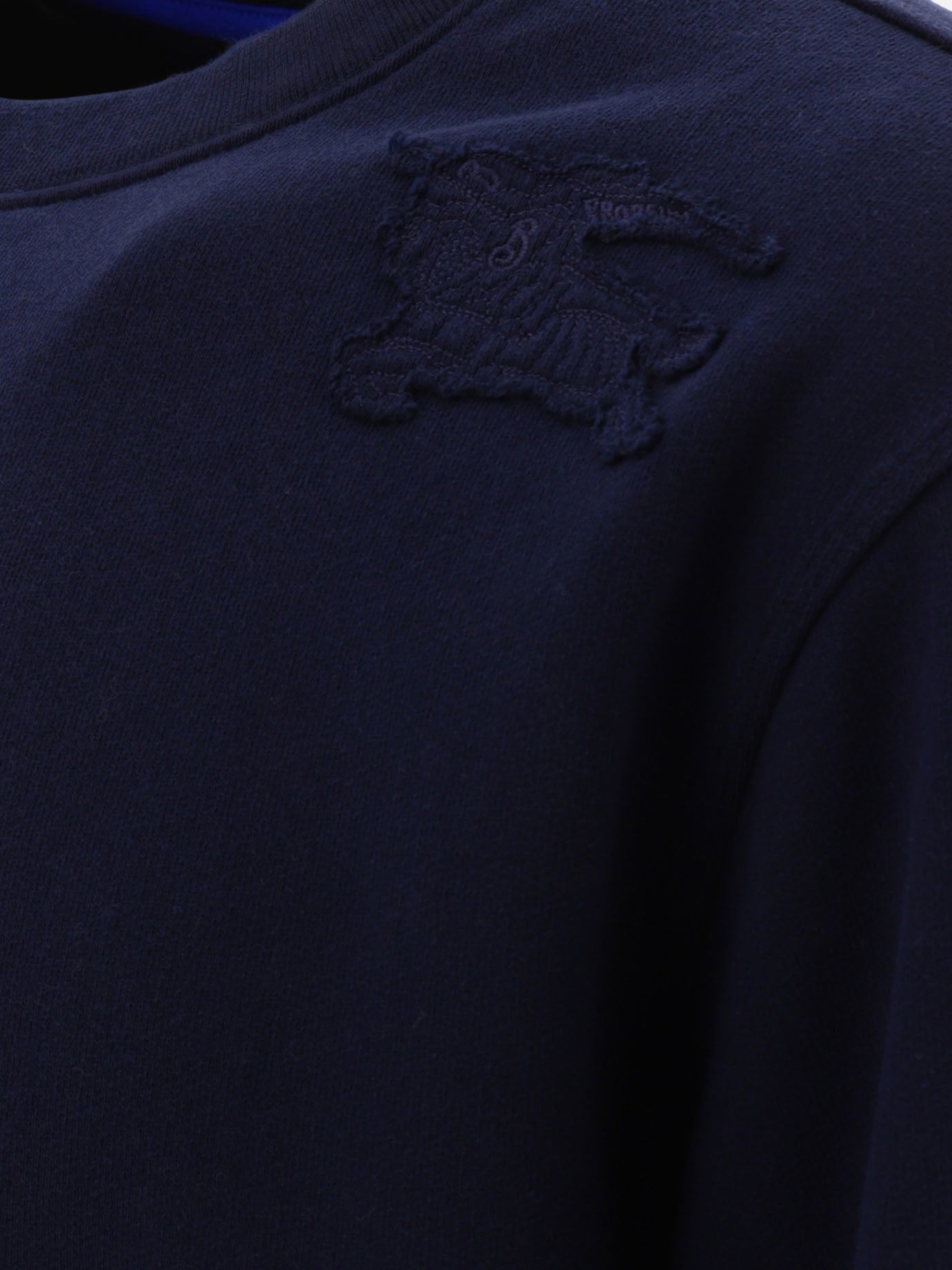 Burberry Sweatshirt with embroidery Blue