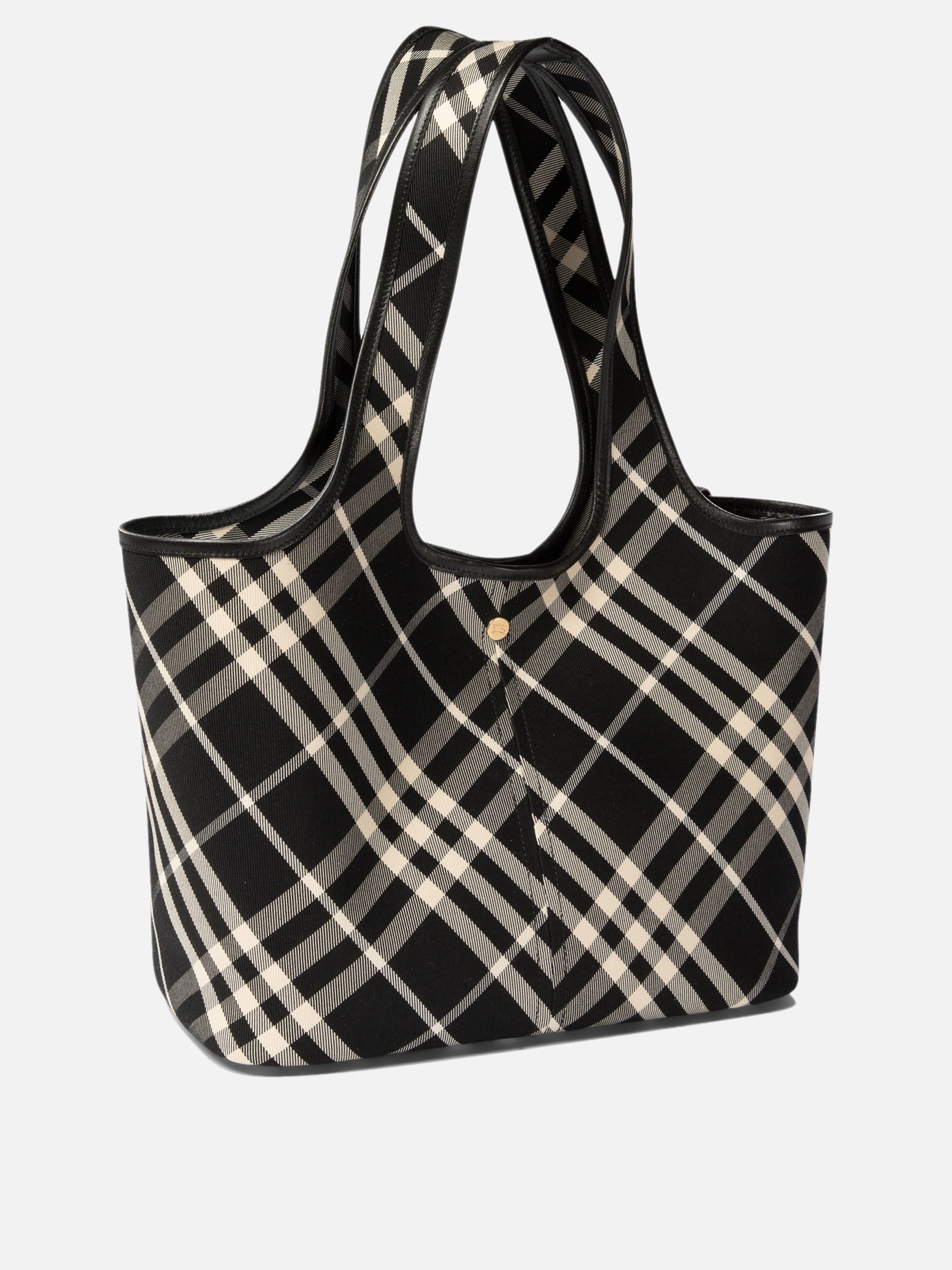 Burberry "Check Small" tote bag Black