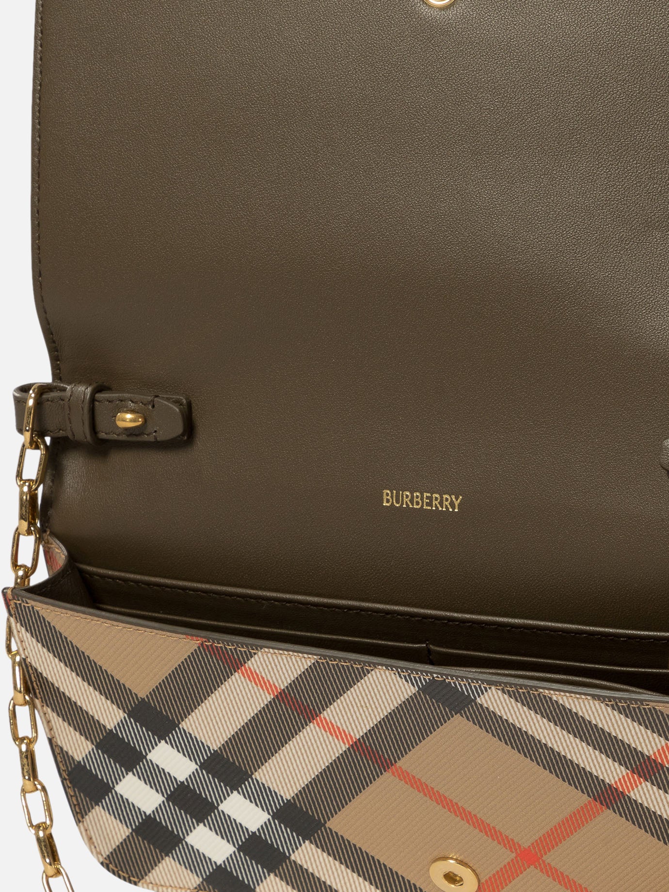 Burberry "Check" crossbody bag Beige