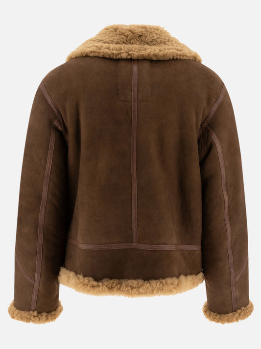 Giacche shearling Solid colour  Marrone - Burberry Uomo | PLP | VIETTI Online Store | 2
