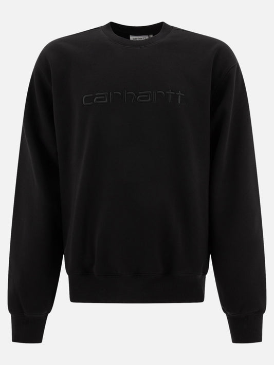 Sweatshirt with embroidered logo