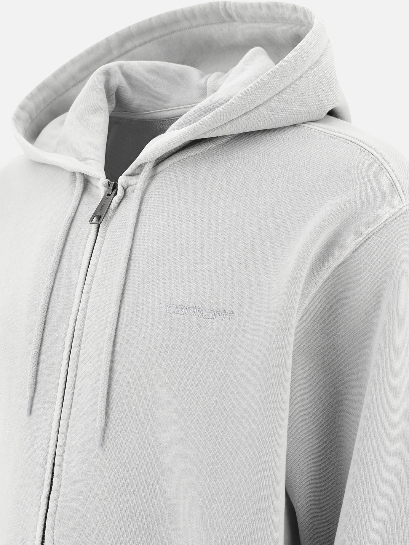 "Duster Script" zippered hoodie