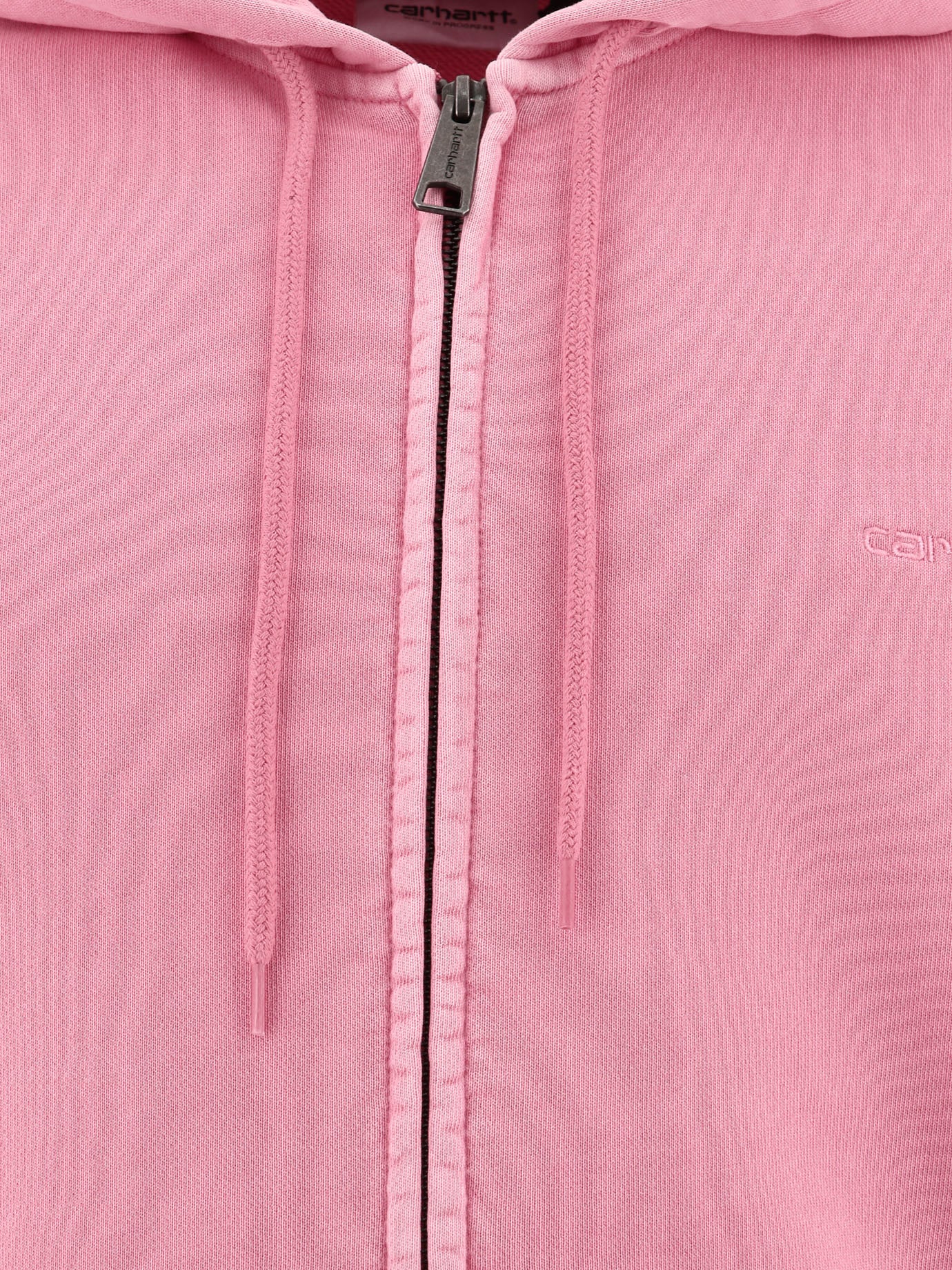 "Duster Script" zippered hoodie