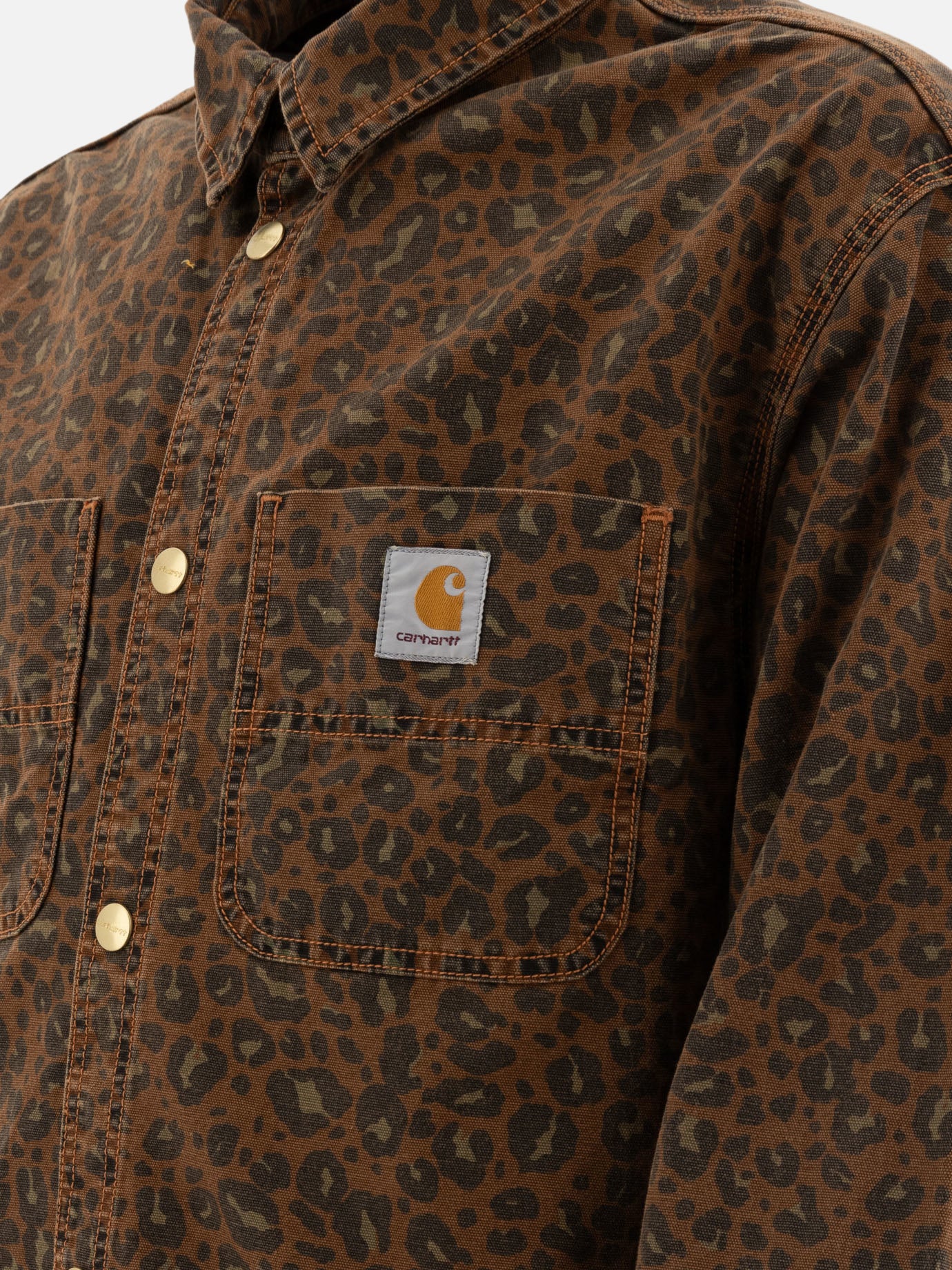 Giacche overshirt Animal print  Marrone - Carhartt WIP Uomo | PDP | VIETTI Online Store | Zoom-Modal_4
