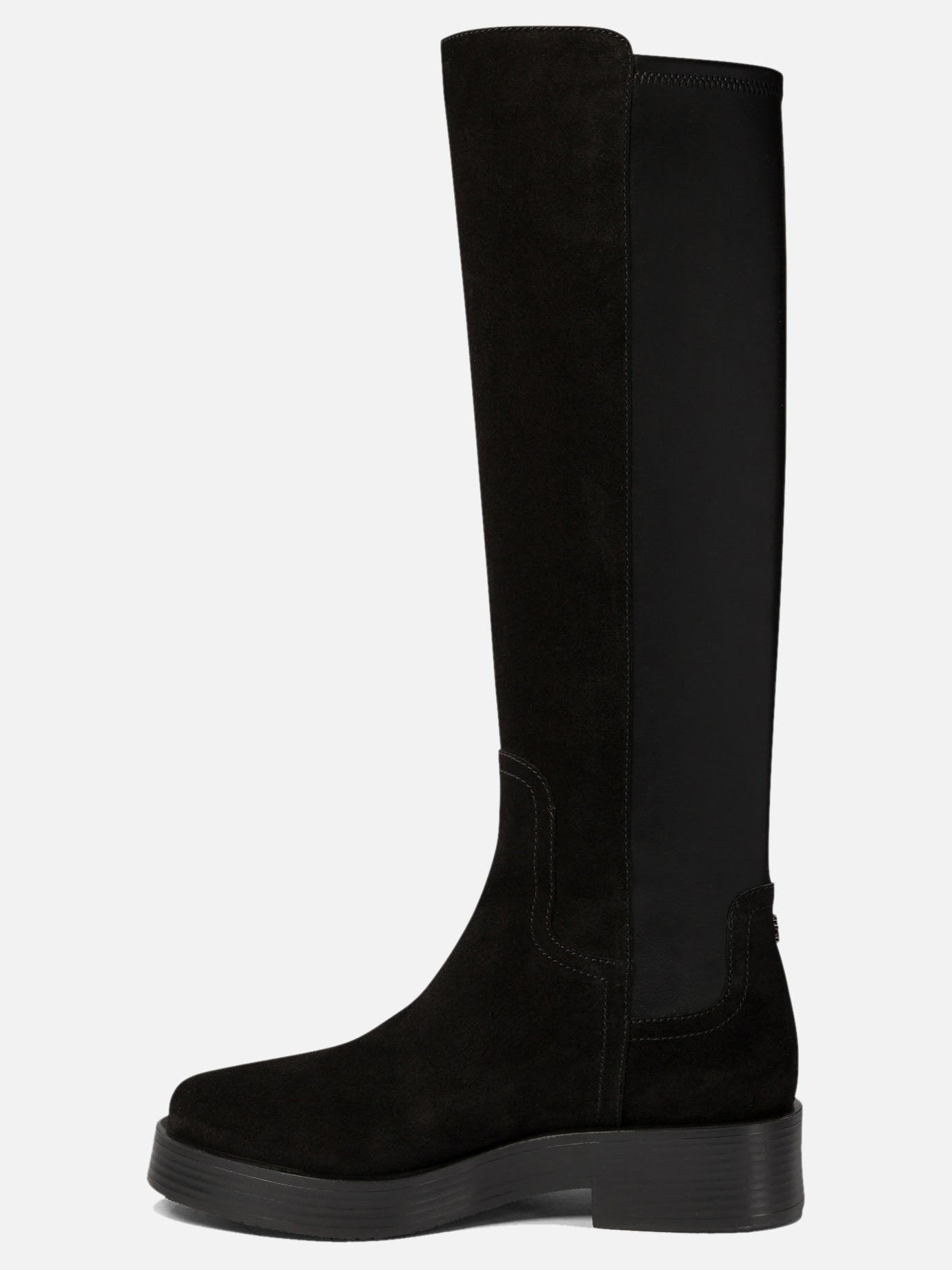 Casadei Boots with suede inserts Black