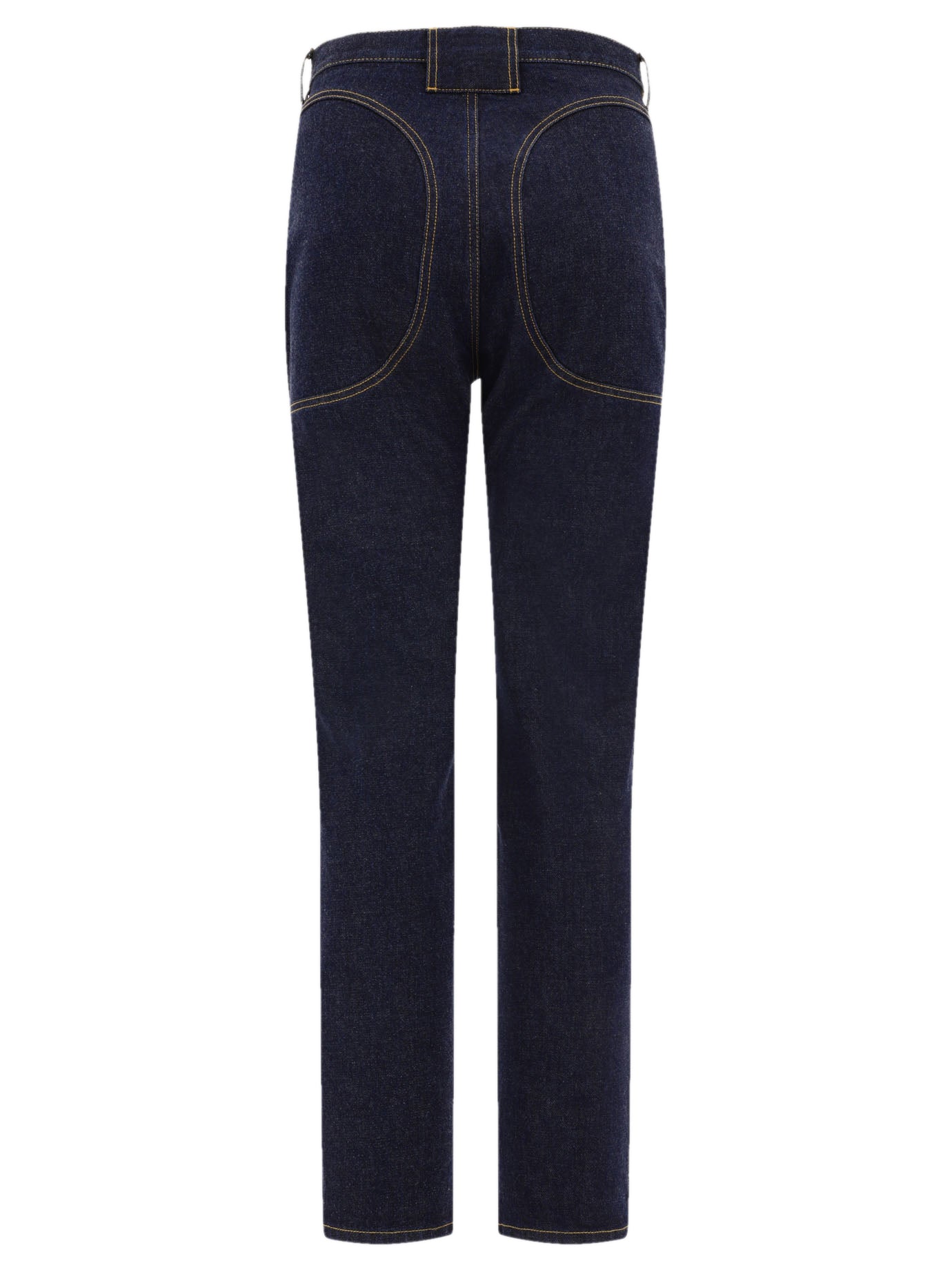Jeans a gamba dritta Denim  Blu - Alaïa Donna | PDP | VIETTI Online Store | Zoom-Modal_2
