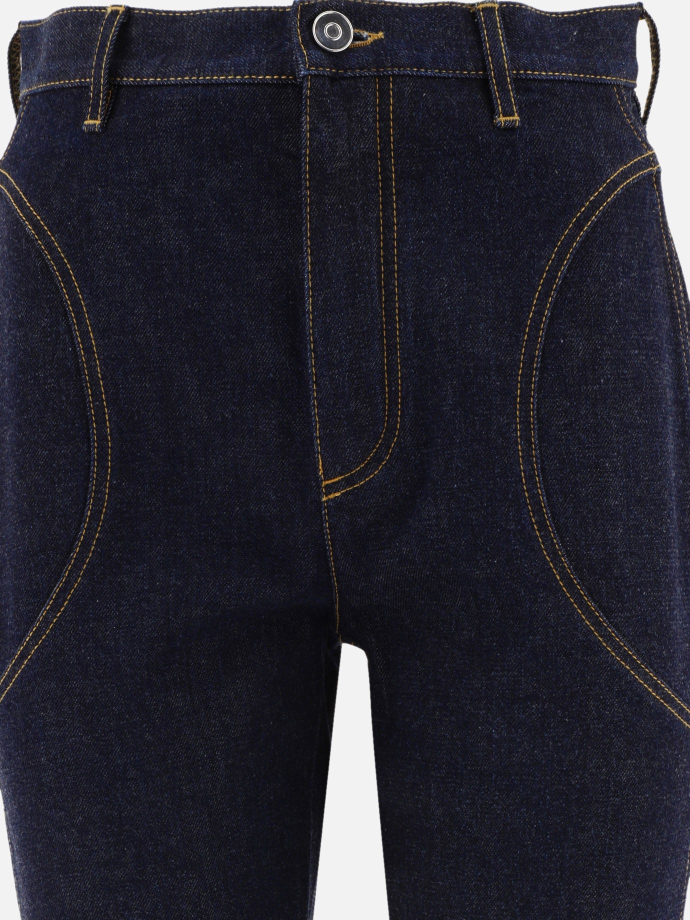 Jeans a gamba dritta Denim  Blu - Alaïa Donna | PDP | VIETTI Online Store | thumbnail_3