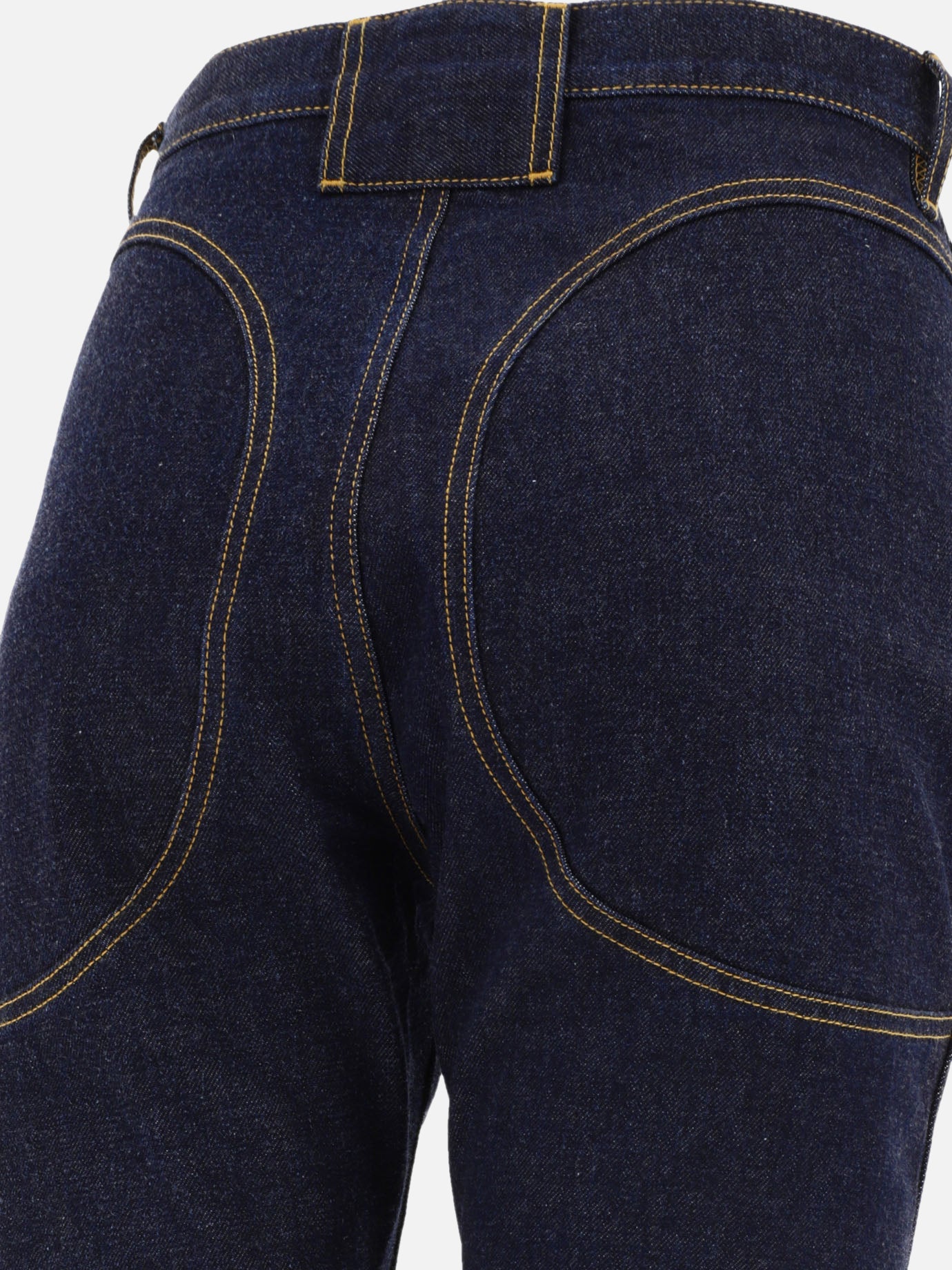 Jeans a gamba dritta Denim  Blu - Alaïa Donna | PDP | VIETTI Online Store | Zoom-Modal_4
