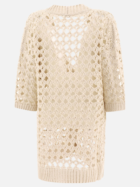 Cardigans Textured knit  Beige - Brunello Cucinelli Women | VIETTI Online Store | 2
