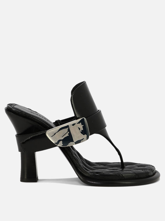 Burberry "Bay" 105mm sandals 14977233_37 Black 1