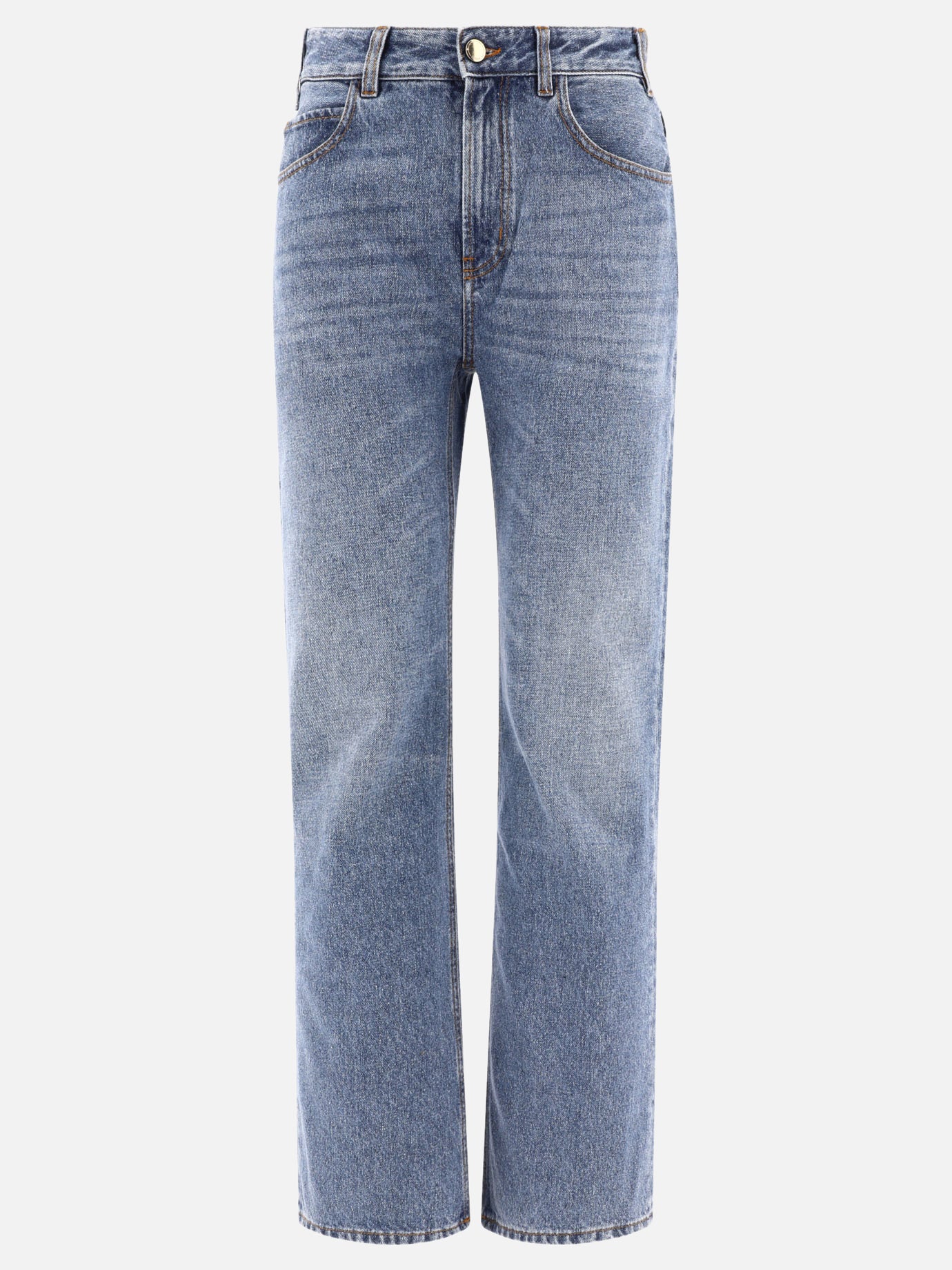 Straight-leg jeans Denim  Light blue - Chloé Women | PDP | VIETTI Online Store | Zoom-Modal
