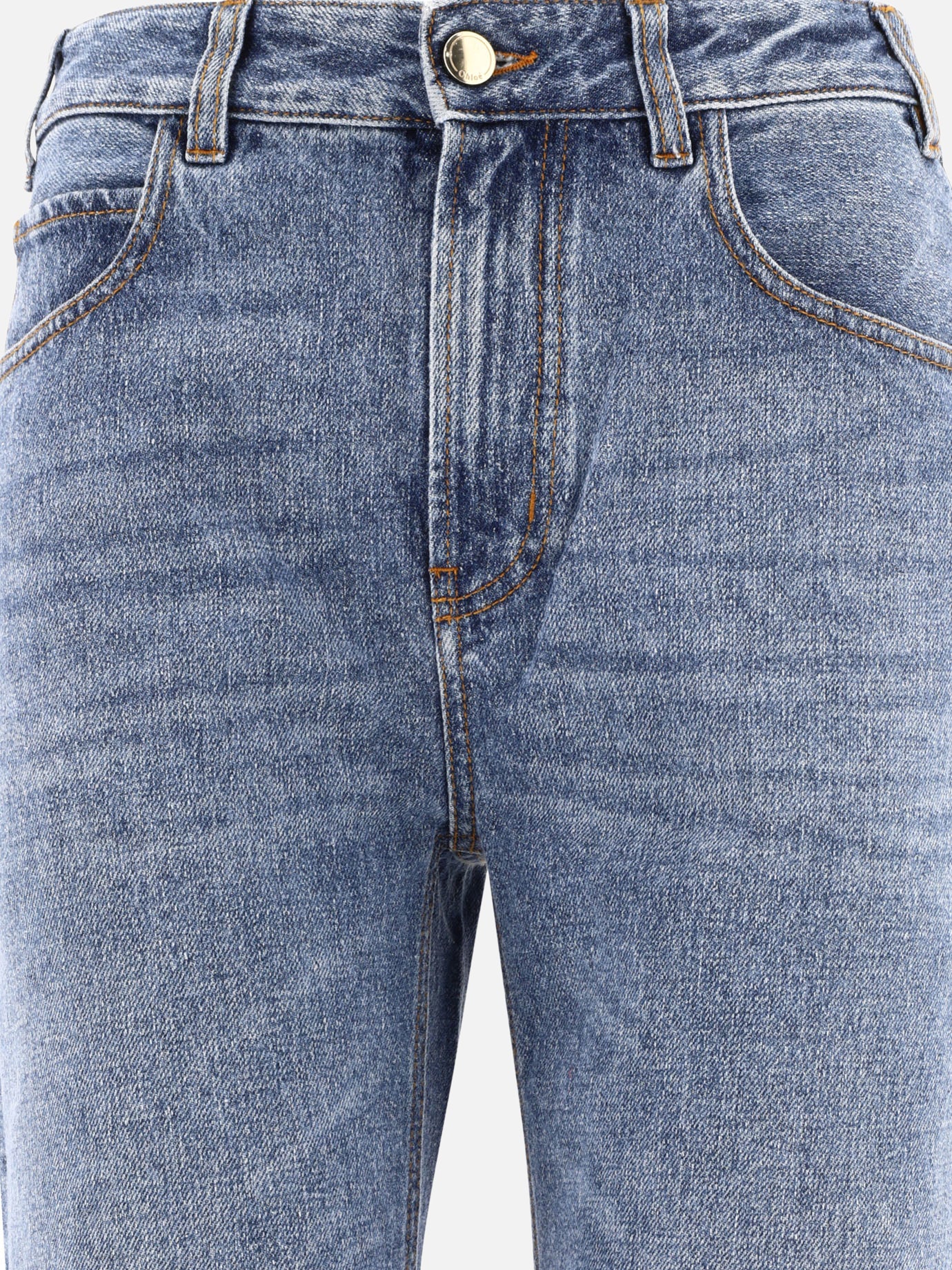 Straight-leg jeans Denim  Light blue - Chloé Women | PDP | VIETTI Online Store | thumbnail_3