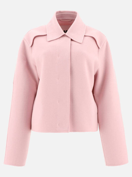 Overshirt jackets Solid colour  Pink - Jil Sander Women | PLP | VIETTI Online Store 
