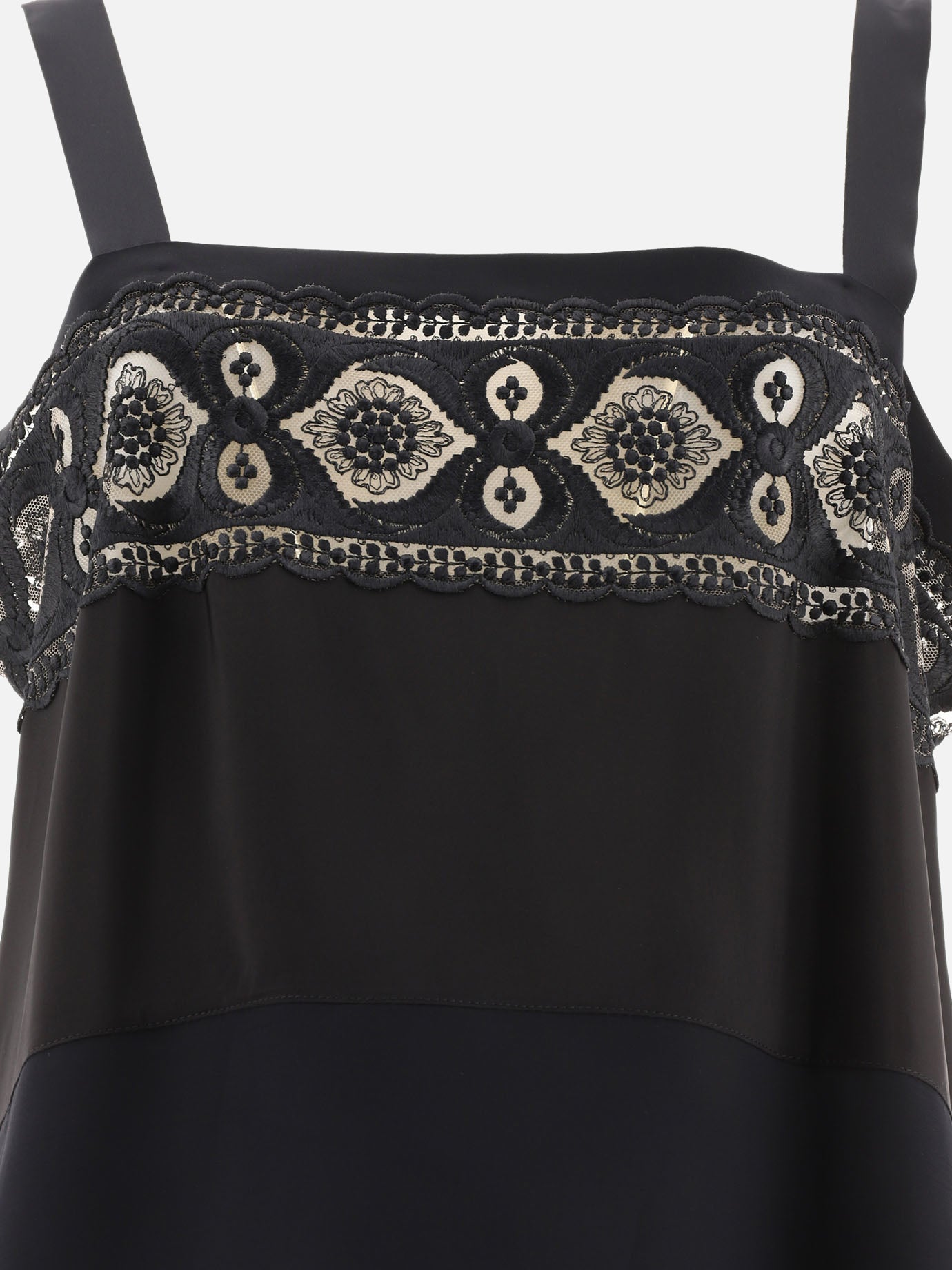 Midi dresses Embroidered  Black - Maison Margiela Women | PDP | VIETTI Online Store | thumbnail_3