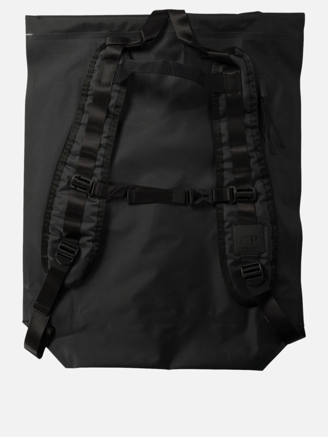 C.P. Company "The Metropolis Series Rubber Reps Rolled" backpack Black