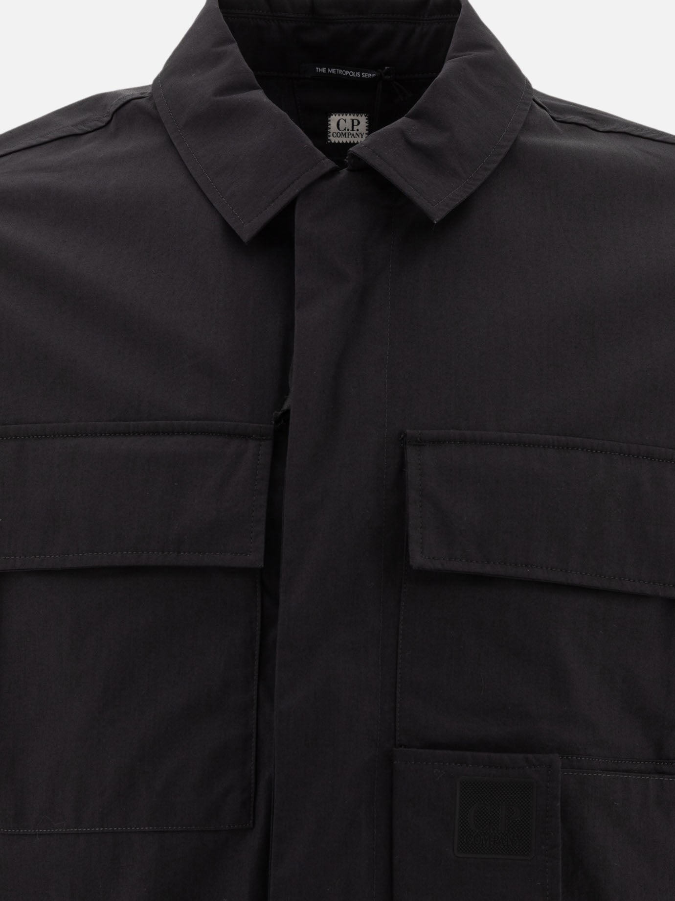 Overshirt in gabardine "The Metropolis Serie Utility"