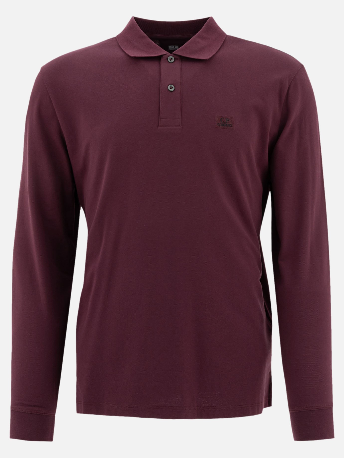 C.P. Company Stretch piquet polo shirt Bordeaux