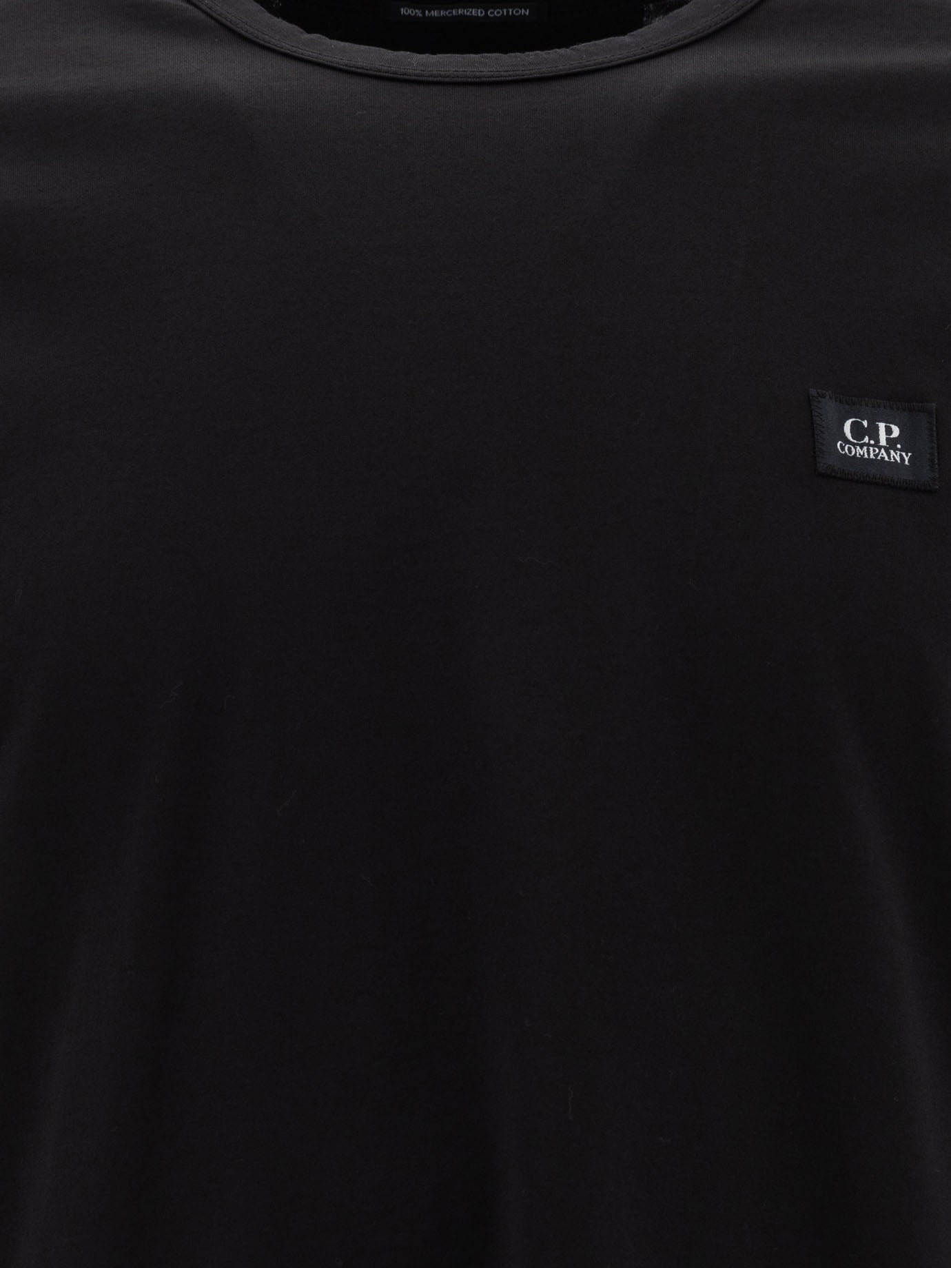 C.P. Company "Mercerized 70/2 Jersey Gasato" t-shirt Black