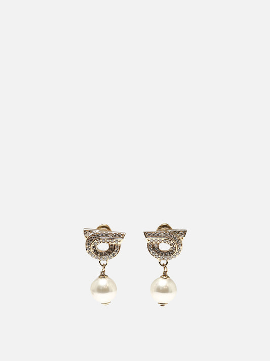 "Crystal Gancini" earrings