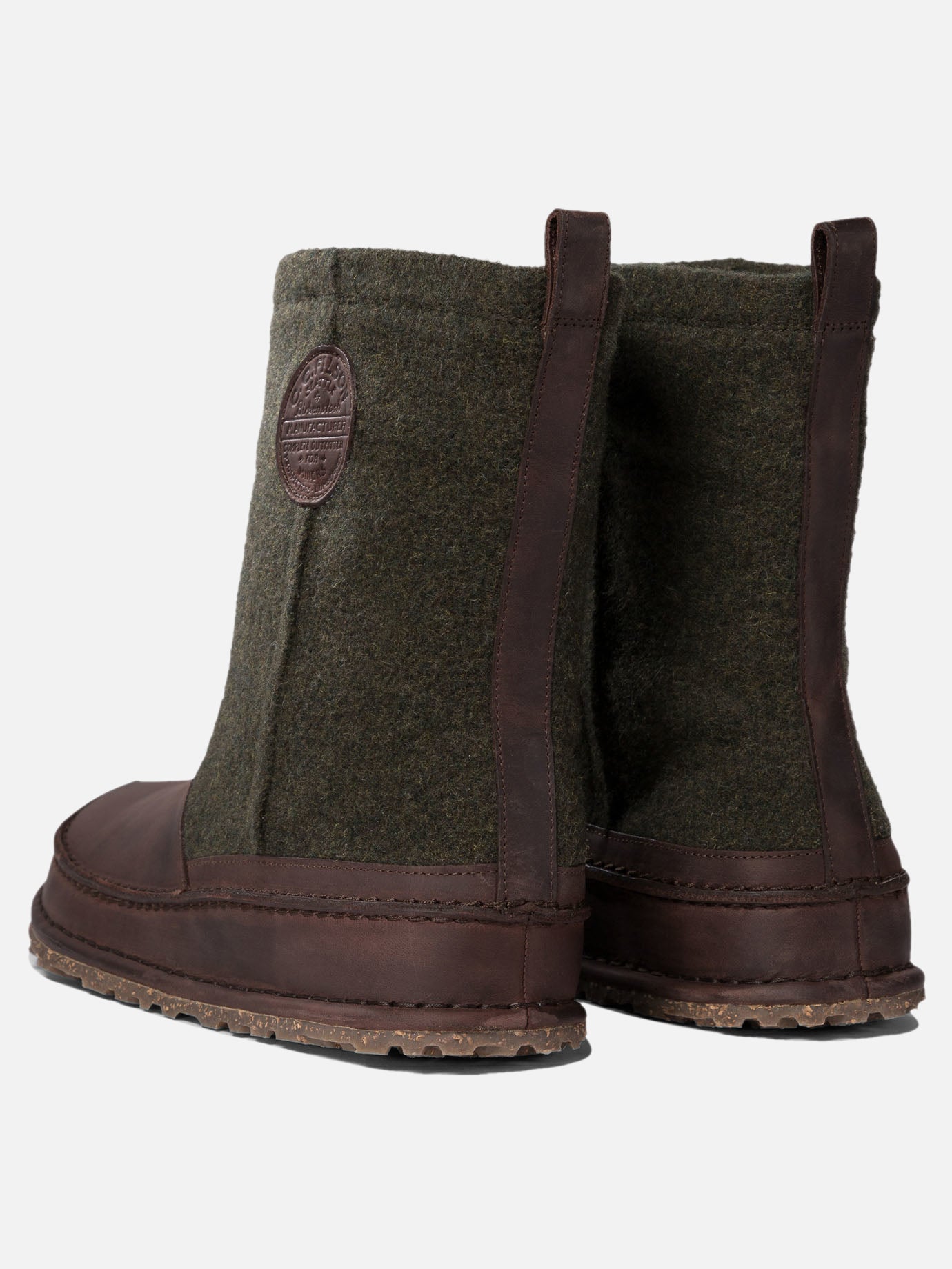 Pull-on boots 60% wool 40% leather - 100% rubber  Green - Filson Men | PDP | VIETTI Online Store | thumbnail_4