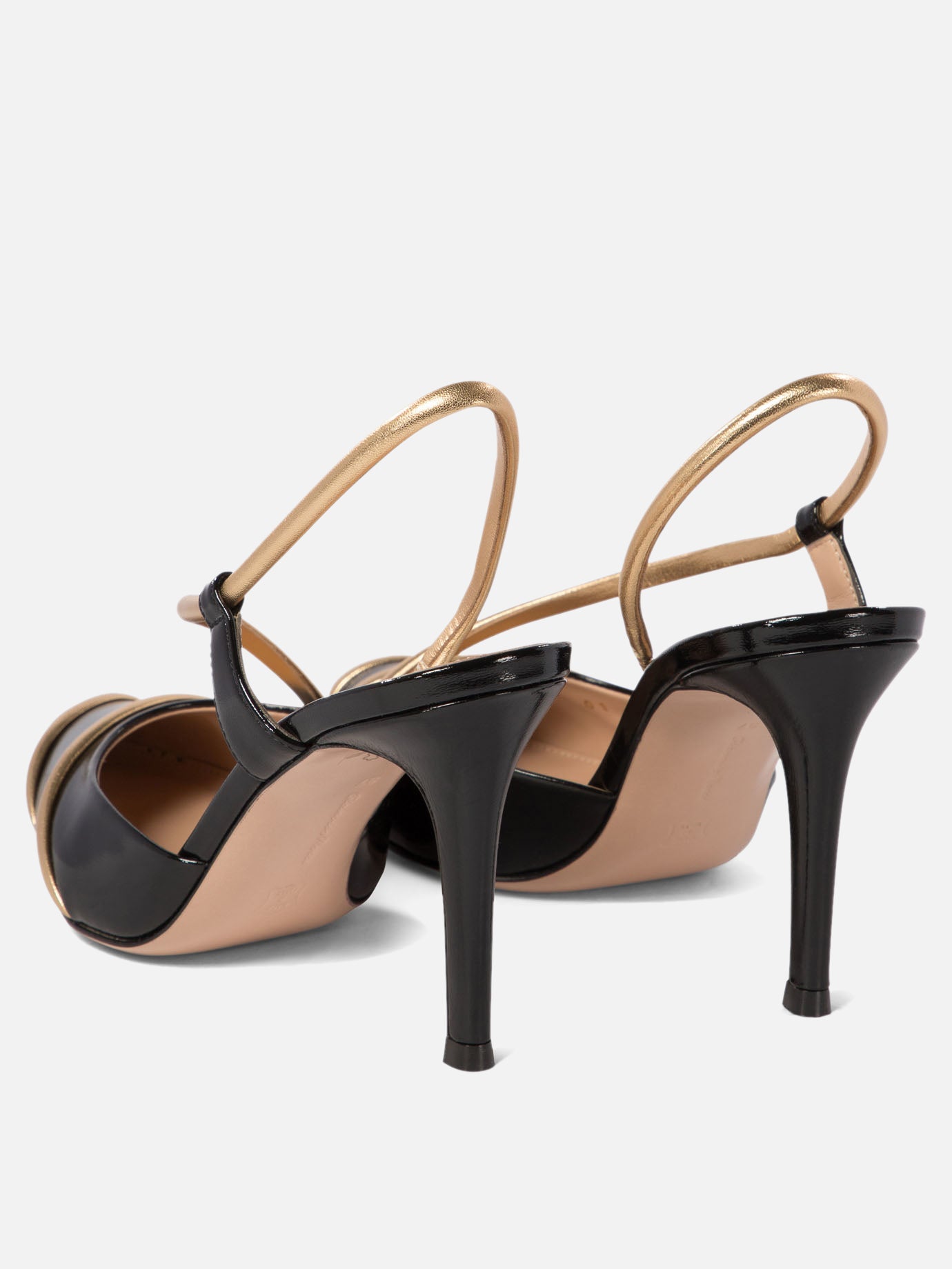 Slingback in pelle