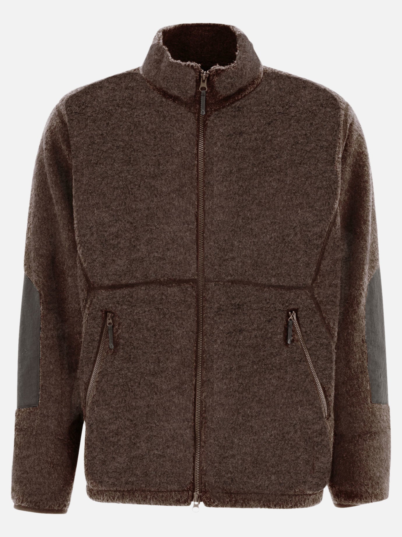 Giacche in pile Solid colour  Marrone - Goldwin Uomo | PDP | VIETTI Online Store | thumbnail