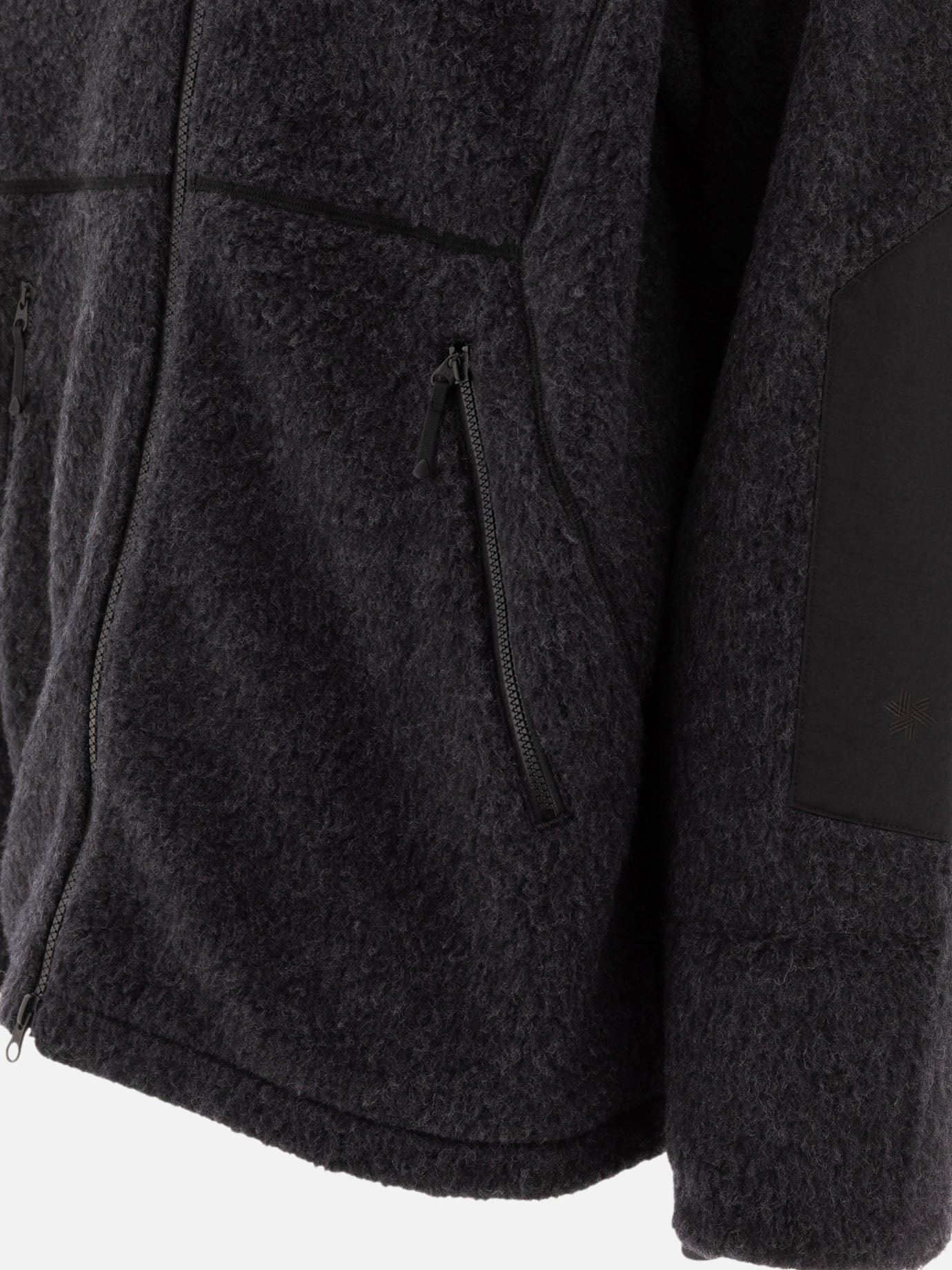 Giacche in pile Solid colour  Grigio - Goldwin Uomo | PDP | VIETTI Online Store | Zoom-Modal_4
