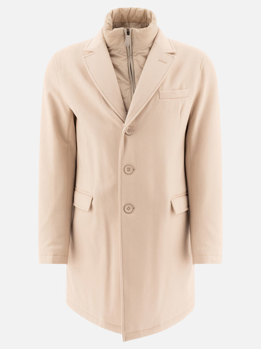 Cappotti lunghi Solid colour  Beige - Herno Uomo | PLP | VIETTI Online Store 
