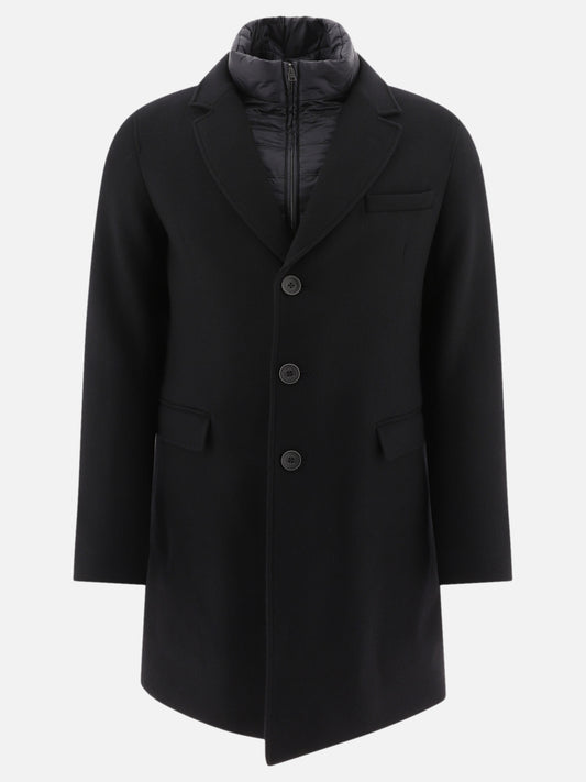 Cappotti lunghi Solid colour  Nero - Herno Uomo | PLP | VIETTI Online Store 
