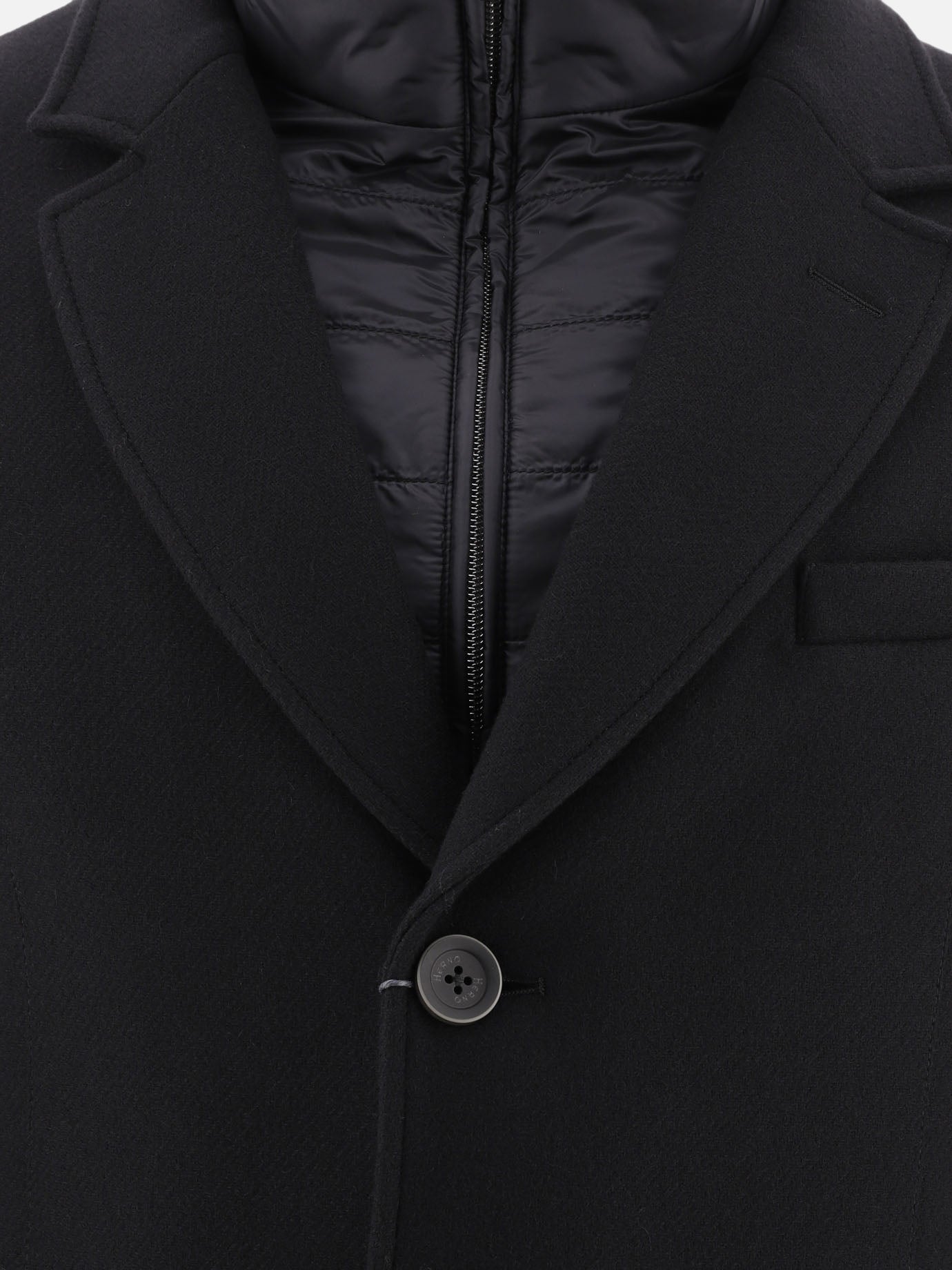 Cappotti lunghi Solid colour  Nero - Herno Uomo | PDP | VIETTI Online Store | Zoom-Modal_3
