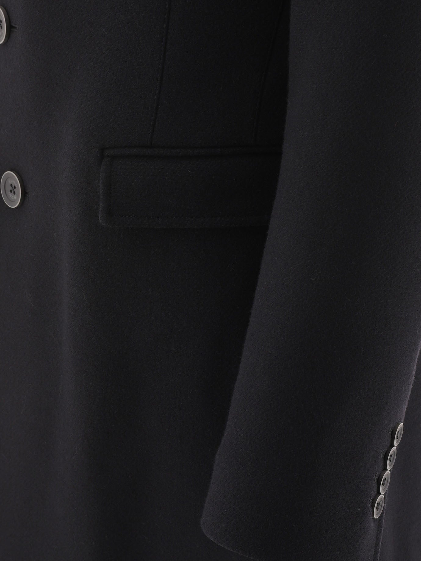Cappotti lunghi Solid colour  Nero - Herno Uomo | PDP | VIETTI Online Store | thumbnail_4