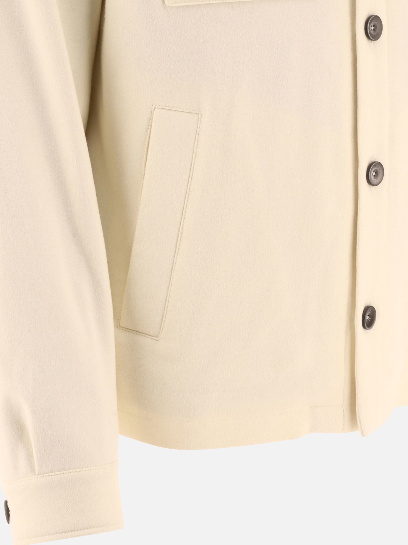 Giacche overshirt Solid colour  Bianco - Herno Uomo | PDP | VIETTI Online Store | thumbnail_4