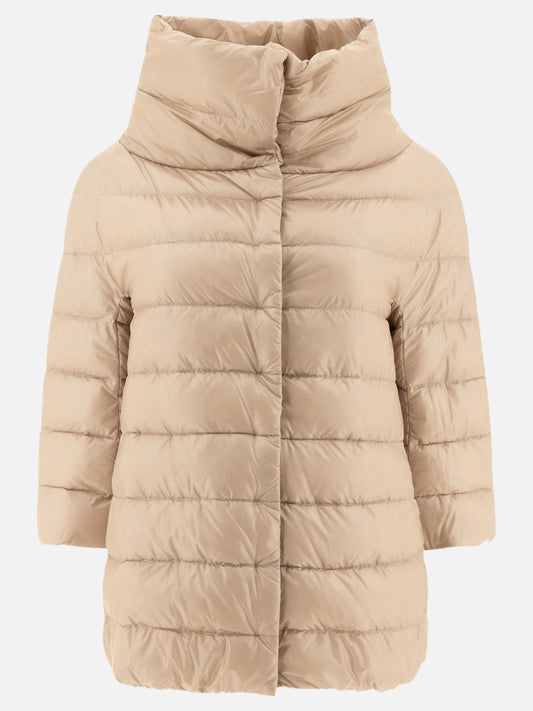 Down jackets Solid colour  Beige - Herno Women | PLP | VIETTI Online Store 
