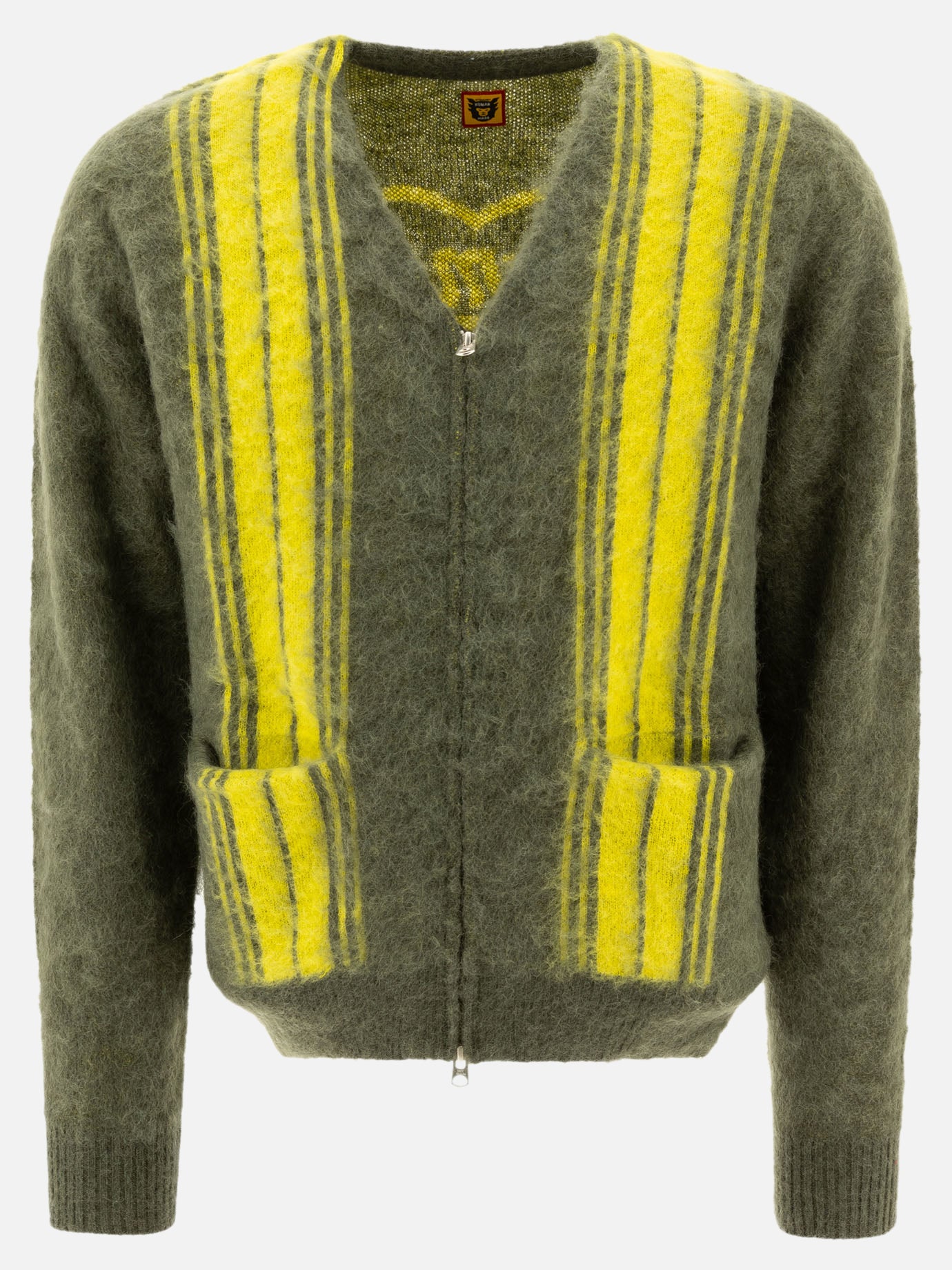 Human Made Zip-up cardigan Green