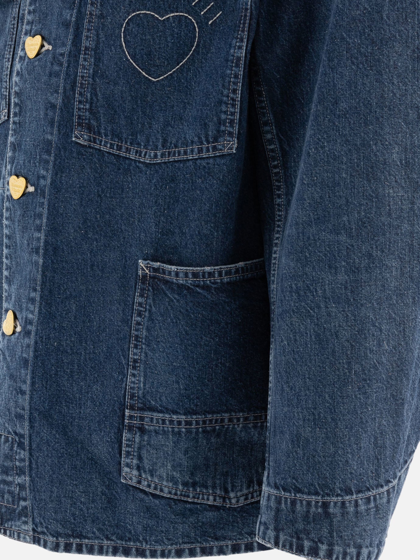 Giacche overshirt Solid colour  Blu - Human Made Uomo | PDP | VIETTI Online Store | thumbnail_4