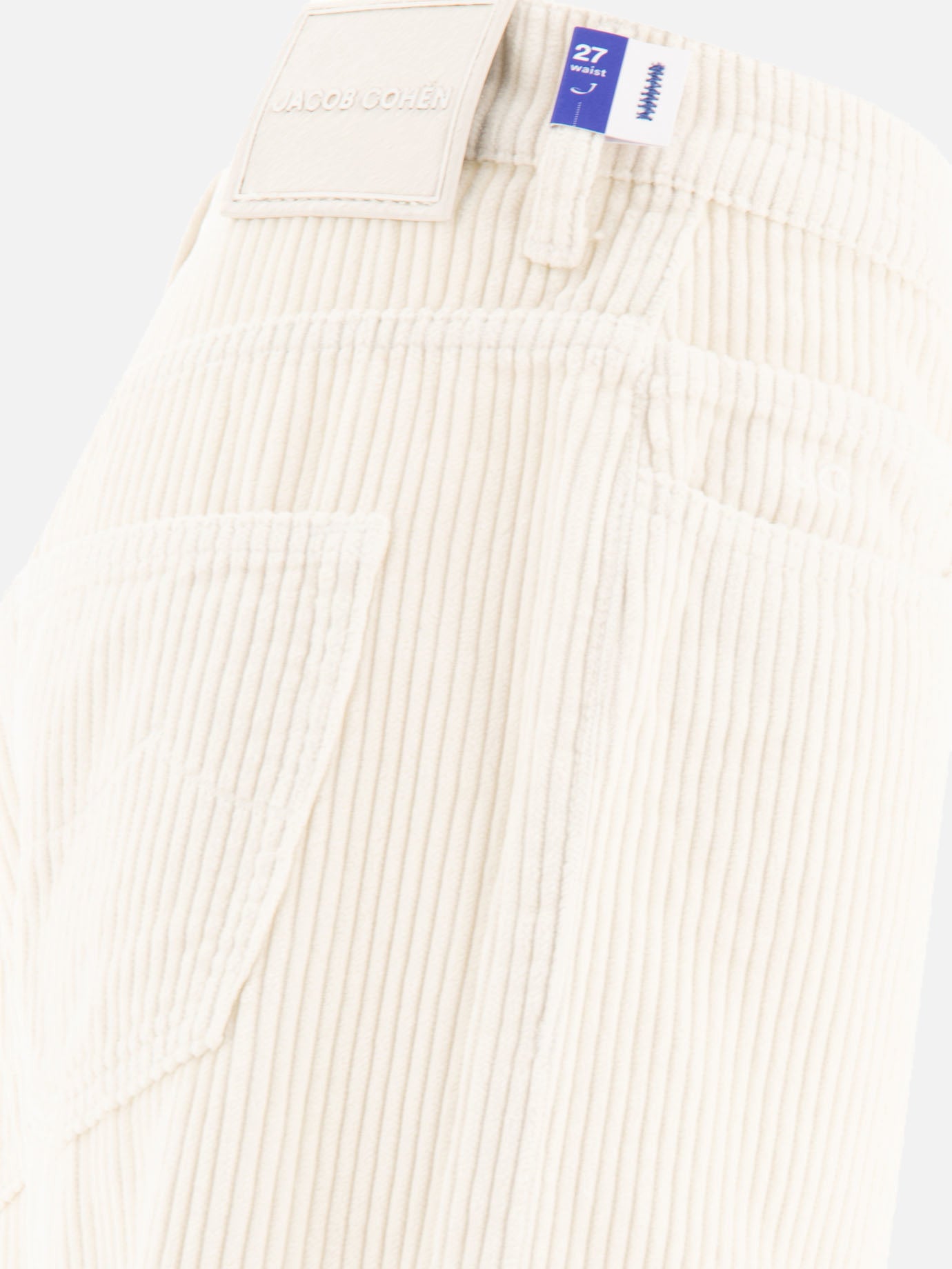 Jacob Cohën "Gigi Over" corduroy trousers White