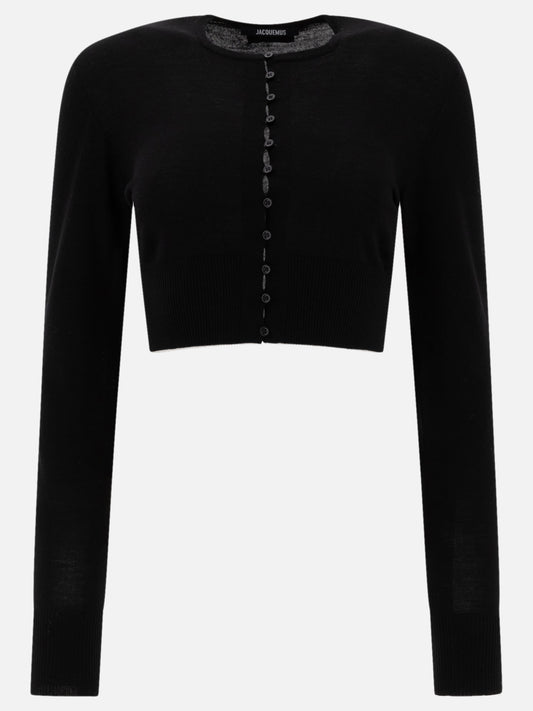 Jacquemus "Le Cardigan Spiaggia" cardigan Black