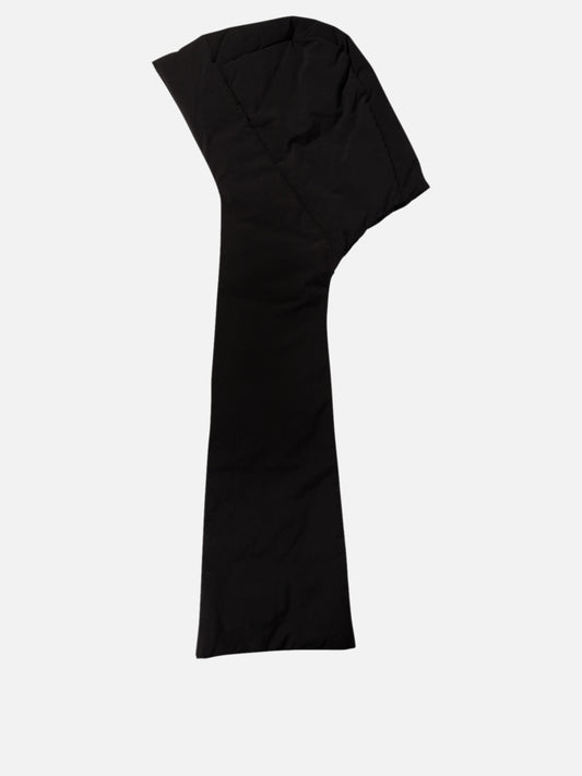 Jil Sander Padded nylon scarf Black