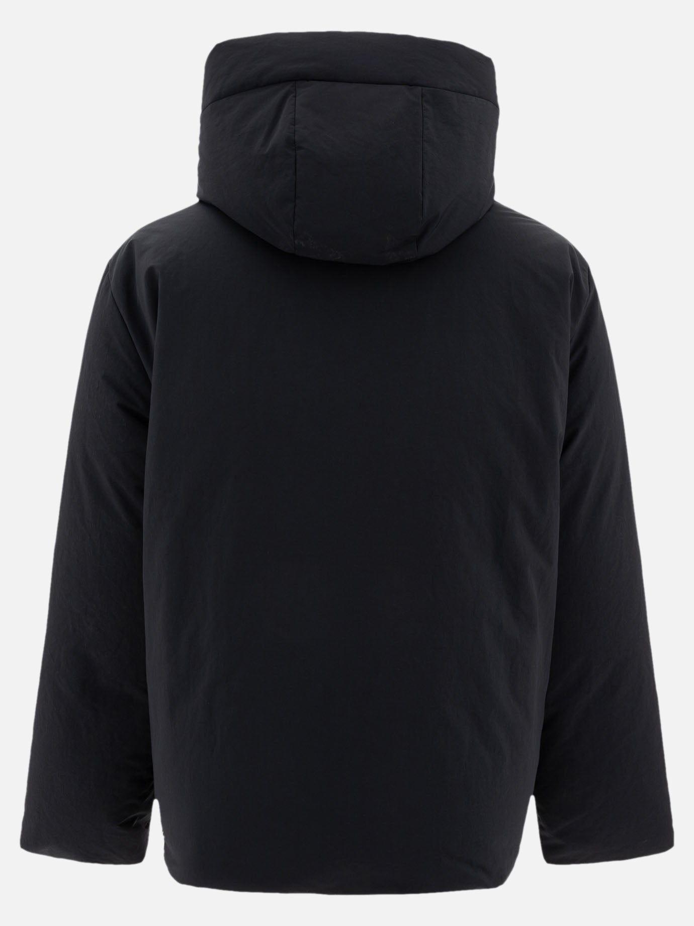 Jil Sander Hooded down jacket Black