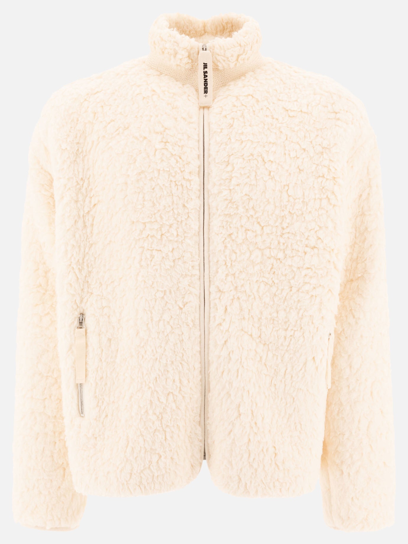 Giacche in pile Solid colour  Bianco - Jil Sander Uomo | PDP | VIETTI Online Store | Zoom-Modal
