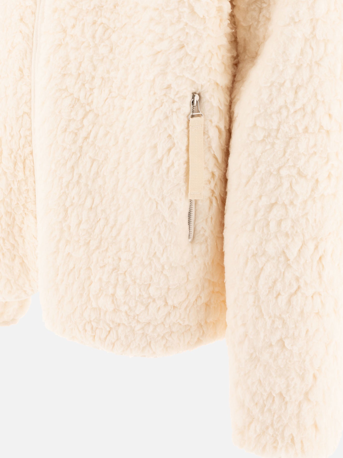 Giacche in pile Solid colour  Bianco - Jil Sander Uomo | PDP | VIETTI Online Store | Zoom-Modal_4
