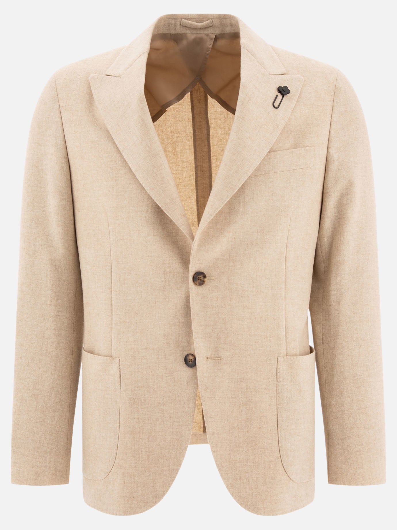 Blazer monopetto in misto lana