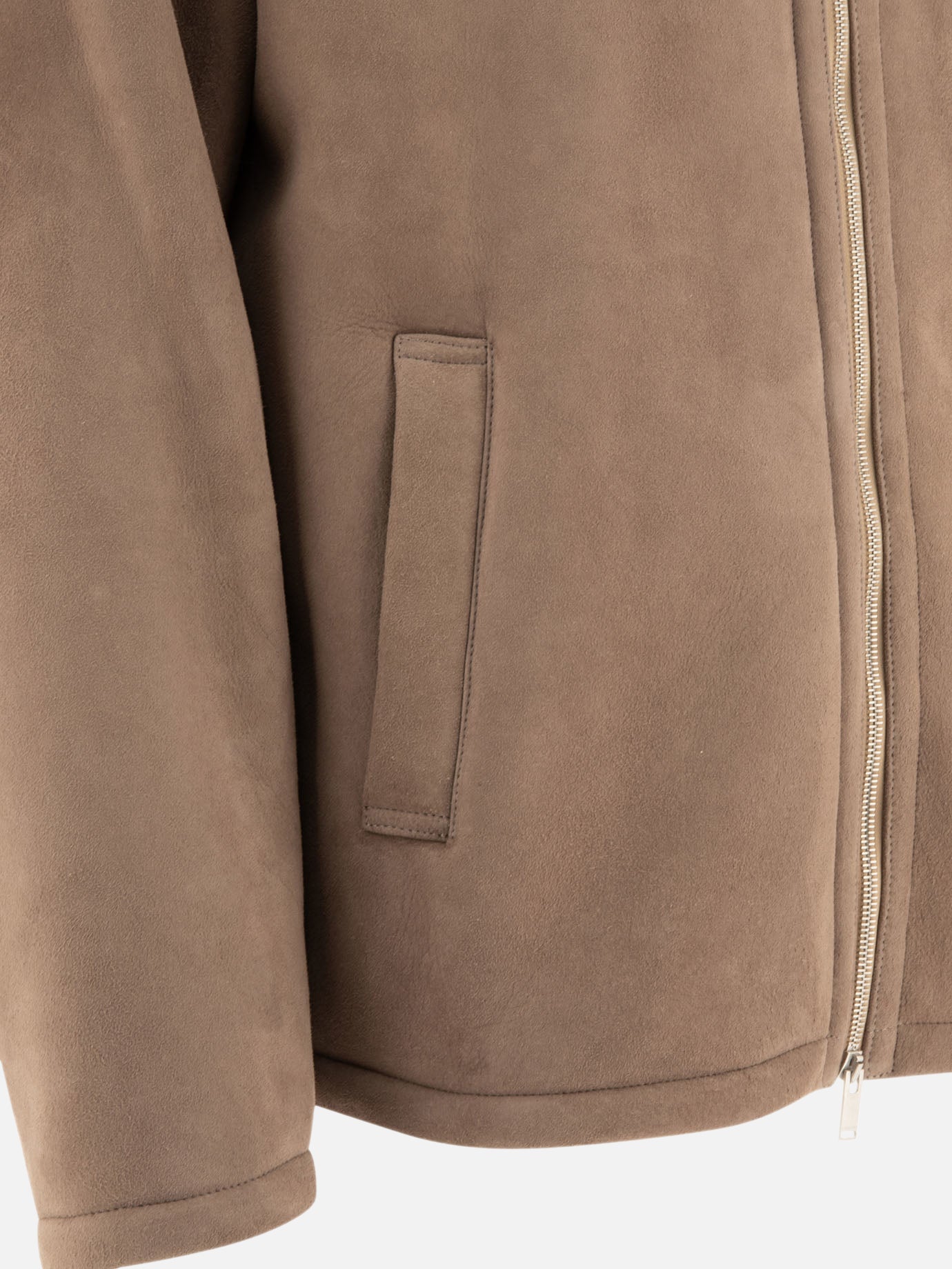 Giacche in pelle Solid colour  Beige - Lardini Uomo | PDP | VIETTI Online Store | Zoom-Modal_4
